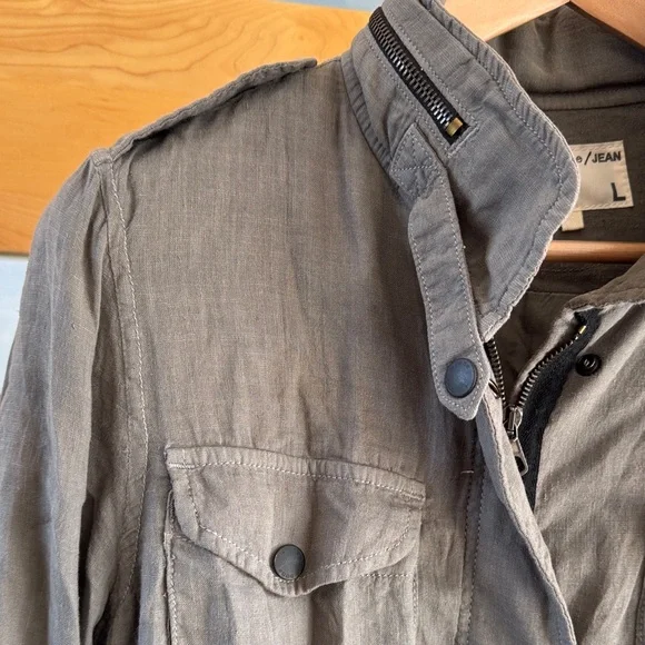 rag & bone Slate Gray Military Jacket - Picture 3 of 6